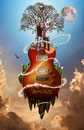 Cartoon: FRENDS (small) by GOYET tagged frends,photomanipulation,music,surreal