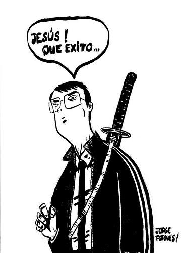 Cartoon: HEROES (medium) by Jorge Fornes tagged illustration