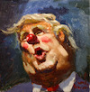 Cartoon: 365 Days with This Clown (small) by ylli haruni tagged donald trump president usa clown