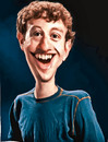Cartoon: Mark Zuckerberg (small) by hakanipek tagged web famous portrait leaders