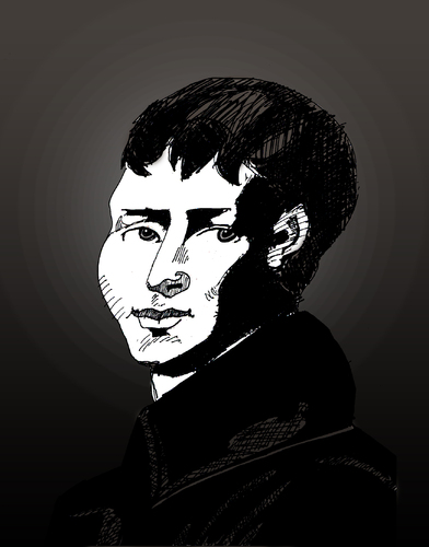 Cartoon: Heinrich von Kleist (medium) by Liam tagged kleist