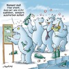 Cartoon: Auslebende Eisbären (small) by neufred tagged eisbären,artenschutz,bedrohte,spezies,aussterben