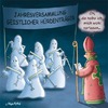 Cartoon: Geistliche Hürdenträger (small) by neufred tagged bischoff,geister,hürden,verwechselung,religion,trffen,versammlung