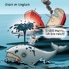 Cartoon: Glück im Unglück (small) by neufred tagged öl ölpest umweltverschmutzung ölquelle