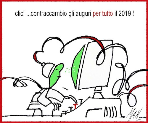 Cartoon: a tu per tu (medium) by Enzo Maneglia Man tagged grafica,illustrazione,umoristica,maneglia,enzo,man,2018,2019,tu