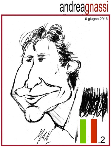 Cartoon: Andrea Gnassi sindaco (medium) by Enzo Maneglia Man tagged maneglia,rimini,sindaco,gnassi,andrea,politico,caricature,man
