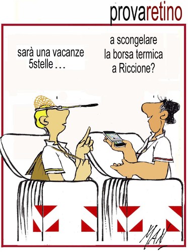 Cartoon: cassonettari (medium) by Enzo Maneglia Man tagged cassonettari,man,maneglia,fighille,arte