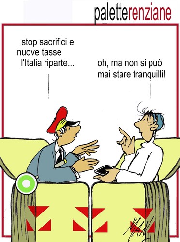 Cartoon: cassonettari di man (medium) by Enzo Maneglia Man tagged fighillearte,maneglia,man,cassonettari