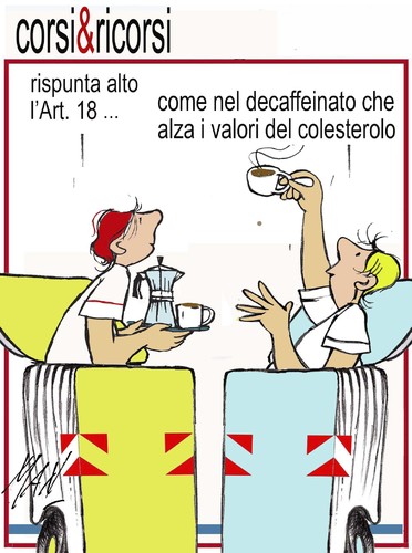 Cartoon: corsi e ricorsi (medium) by Enzo Maneglia Man tagged cassonettari,man,maneglia,fighillearte,settembre,2014