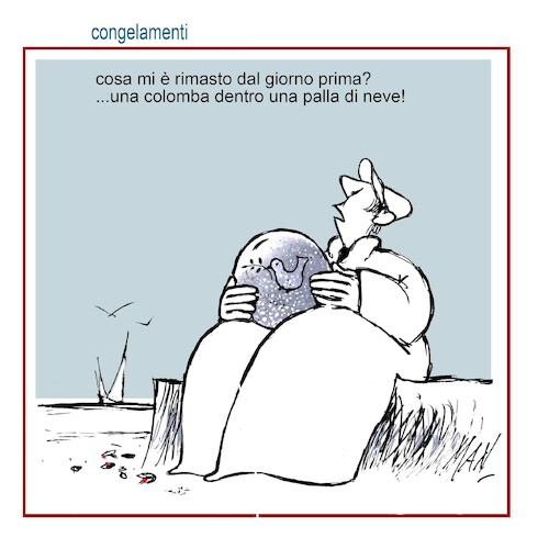 Cartoon: dopo Pasqua (medium) by Enzo Maneglia Man tagged umorismo,grafico,vignette