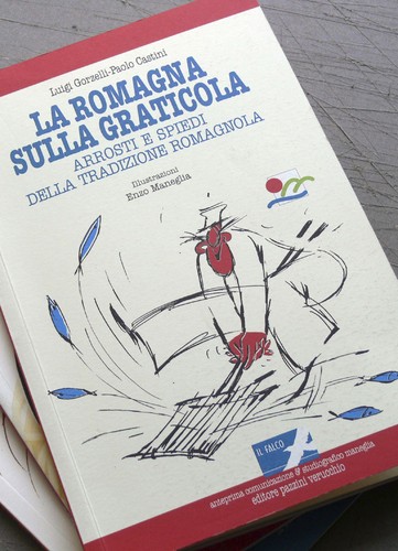 Cartoon: la cucina romagnola (medium) by Enzo Maneglia Man tagged tradizioni