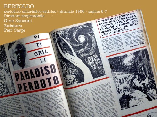 Cartoon: Maneglia illustra Pittigrilli (medium) by Enzo Maneglia Man tagged periodicoumoristico,bertoldo,pitigrilli