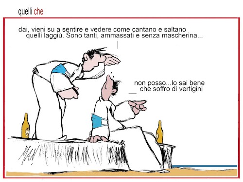 Cartoon: quelli che (medium) by Enzo Maneglia Man tagged vignette,umorismo,grafico,spilli,di,enzo,maneglia,per,fighillearete,piccolomuseo,fighille,ita