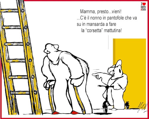 Cartoon: restiamo a casa (medium) by Enzo Maneglia Man tagged vignetta,umorismo,grafico,restare,casa,fighillearte,piccolomuseo,fighille,it,grafica,di,man,maneglia