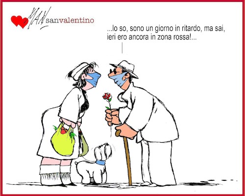 Cartoon: San Valentino (medium) by Enzo Maneglia Man tagged vignetta,umorismo,grafico,by,enzo,maneglia,man,per,fighillearte,piccolomuseo,di,fighille,ita