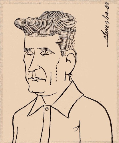 Cartoon: Sergio Zavoli (medium) by Enzo Maneglia Man tagged caricature,personaggi,riminesi,grafica,man,maneglia,enzo