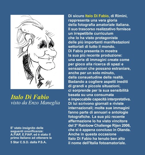 Cartoon: Italo Di Fabio fotoamatore (medium) by Enzo Maneglia Man tagged maneglia,fotoamatore,italodifabio,caricature