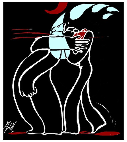 Cartoon: LE MIE SERE (medium) by Enzo Maneglia Man tagged storie,racconti,diari,by,franco,ruinetti,illustrazioni,di,man,maneglia,da,fighillearte,piccolomuseo,fighille,it