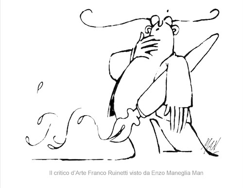 Cartoon: Un caso di empatia (medium) by Enzo Maneglia Man tagged racconti,piccole,storie,di,franco,ruinetti,illustrazioni,man,fighillearte