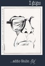 Cartoon: Giulio Andreotti (small) by Enzo Maneglia Man tagged caricatura,giulio,andreotti,dimaneglia,pointilisme