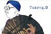 Cartoon: Tuareg punto zero (small) by Enzo Maneglia Man tagged caricature,mariotto,personaggi,tv