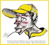 Cartoon: Valentino Rossi (small) by Enzo Maneglia Man tagged valentino,rossi,campione,motomondiale,gp,2021,by,maneglia