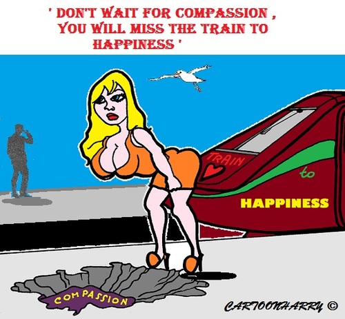 Cartoon: Another (medium) by cartoonharry tagged happiness,another,train