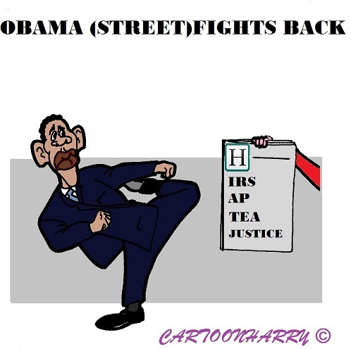 Cartoon: Barack Obama (medium) by cartoonharry tagged usa,washington,new,yourk,barackobama,barack,obama,politics,streetfighter,ap,irs,cartoons,cartoonists,cartoonharry,dutch,toonpool