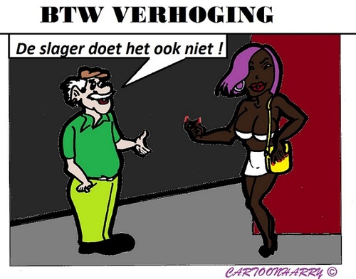 Btw Verhoging Van Cartoonharry Politics Cartoon Toonpool