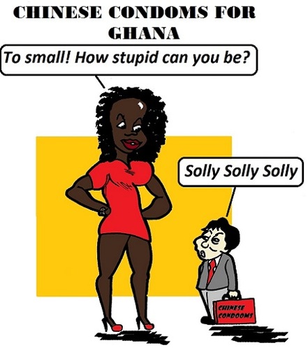 Cartoon: Chinese Ghana Condoms (medium) by cartoonharry tagged chinese,ghana,condoms,small,cartoons,cartoonists,cartoonharry,dutch,toonpool