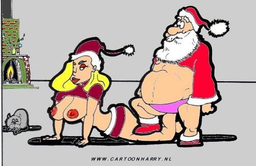Cartoon: Christmas Girl4 (medium) by cartoonharry tagged christmas,cartoonharry,xmas,sexy,girl,cartoon