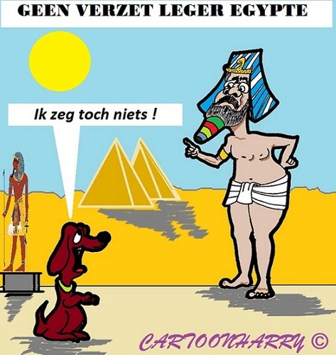 Cartoon: De Nieuwe (medium) by cartoonharry tagged mursi,egypte,farao,cartoon,cartoonist,cartoonharry,dutch,toonpool