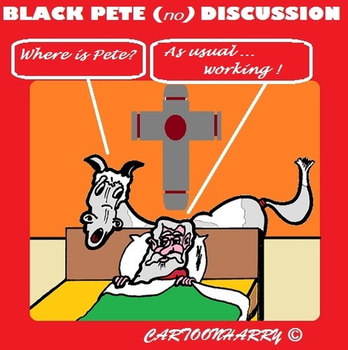 Cartoon: Dutch Black Pete (medium) by cartoonharry tagged holland,blackpete,discussion