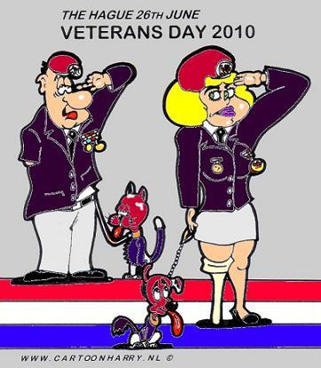 Cartoon: Dutch Veterans Day (medium) by cartoonharry tagged girl,veteran,dutch,veteransday,veteranendag,oldie,cartoonharry