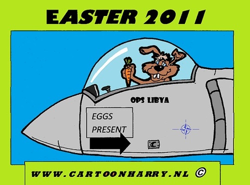 Cartoon: Easter 2011 (medium) by cartoonharry tagged war,easter,bunny,bunnies,cartoonharry