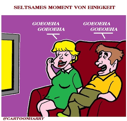 Cartoon: Einigkeit (medium) by cartoonharry tagged cartoonharry