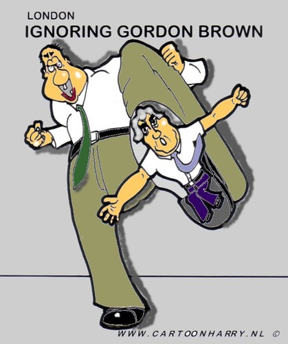 Cartoon: GORDON BROWN (medium) by cartoonharry tagged gordon,brown,england,election,caricature,cartoonharry