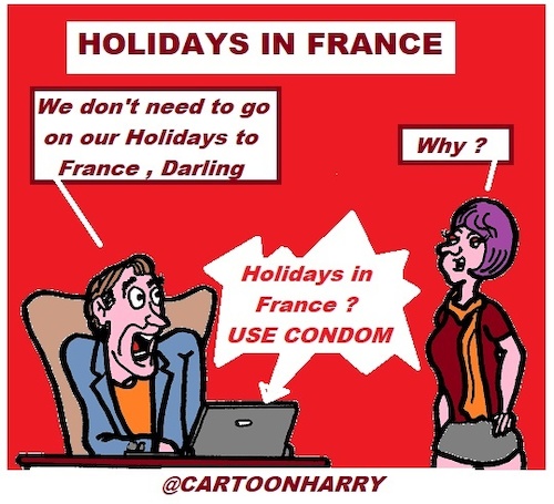 Cartoon: Holidays in France (medium) by cartoonharry tagged cartoonharry