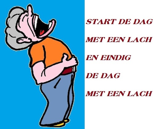 Cartoon: Lach (medium) by cartoonharry tagged lach,dag