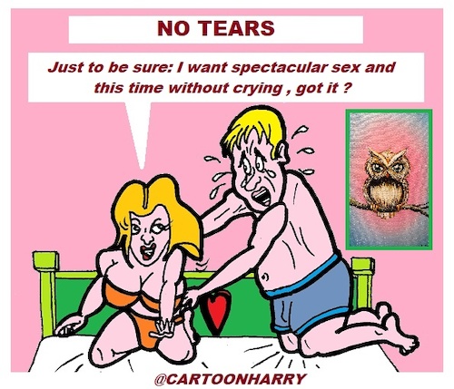 Cartoon: No Tears (medium) by cartoonharry tagged tears,cartoonharry