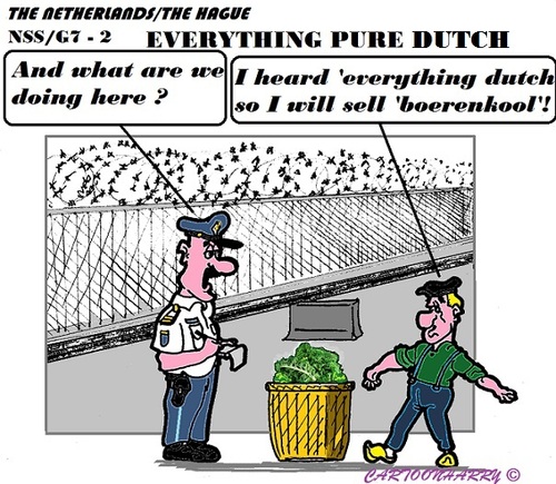 Cartoon: NSS-G7 2 (medium) by cartoonharry tagged holland,thehague,nss,g7,pure