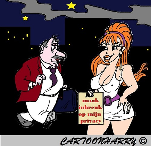 Cartoon: Privacy (medium) by cartoonharry tagged privacy,aanbieding,meisje,man,cartoon,cartoonharry,cartoonist,dutch,toonpool