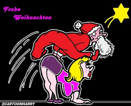 Cartoon: Schöne Feiertage (medium) by cartoonharry tagged weihnachten