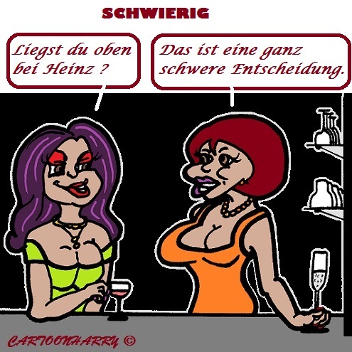 Cartoon: Schwer (medium) by cartoonharry tagged schwer,schwierig