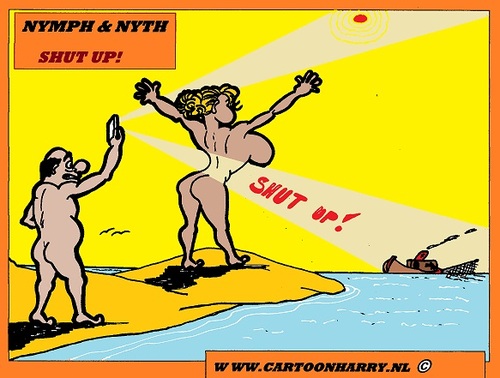Cartoon: Shut Up (medium) by cartoonharry tagged erotic,bedtalks,cartoon,humor,sexy,cartoonist,cartoonharry,dutch,nude,girl,toonpool