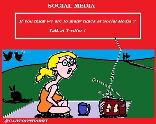 Cartoon: Social Media (medium) by cartoonharry tagged media,cartoonharry