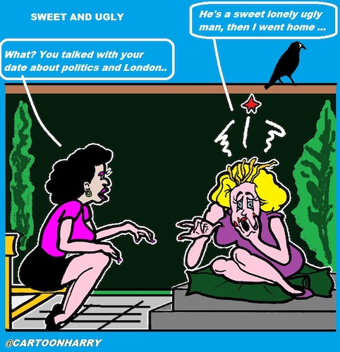 Cartoon: Sweet and Ugly (medium) by cartoonharry tagged dates,sweet,ugly,girls