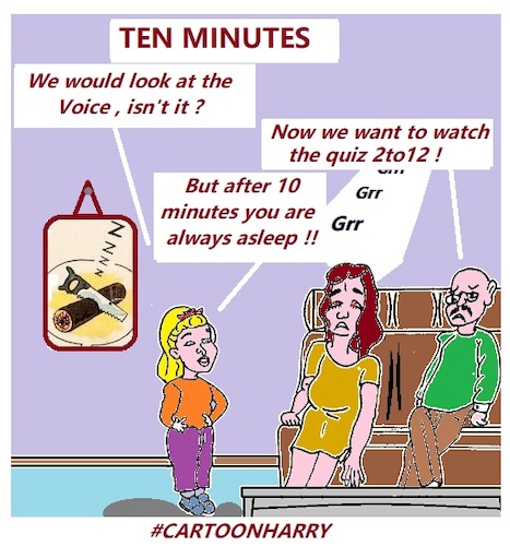 Cartoon: Ten Minutes (medium) by cartoonharry tagged minutes,cartoonharry