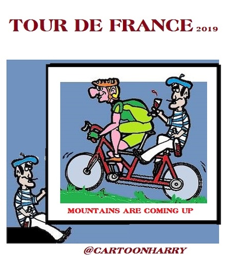 Cartoon: Tour de France 2019 (medium) by cartoonharry tagged tourdefrance2019,cartoonharry