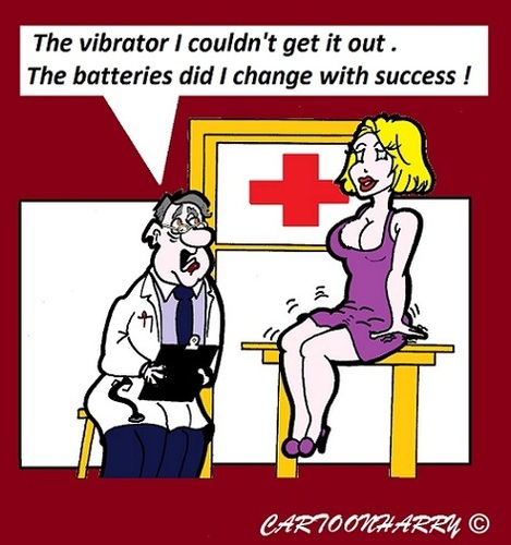 Cartoon: Vibrate (medium) by cartoonharry tagged vibrate,vibrator,doctor,girl,cartoon,cartoonist,cartoonharry,dutch,toonpool